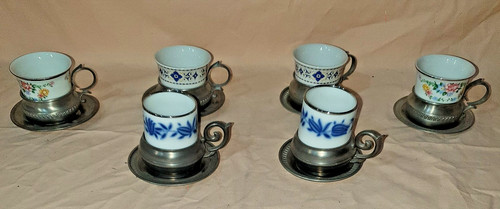 Porzellanbecher mit - 6,